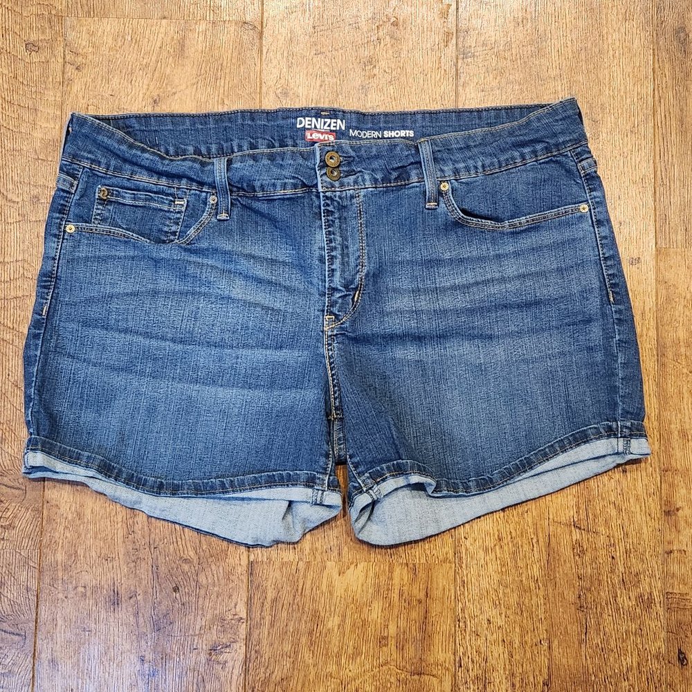 LEVI'S DENIZEN Modern Shorts Women's Jean Shorts - Sz 18